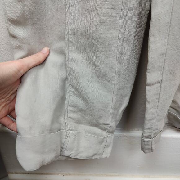 Joes‎ Jeans Linen Blend Jumpsuit Womens Small Gray Lyocell Utility Safari - Picture 4 of 8